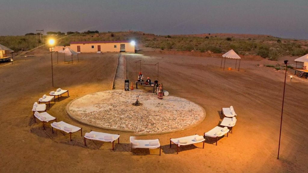 Shooting point desert visit near Jaisalmer
